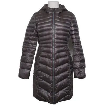 Down coat (Gray) from Bomboogie Down, Feather, Polyamide, Polyester