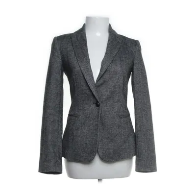 Blazer (Gray) from Zara Basic Acetate, Cotton