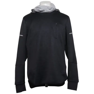 Sweat à capuche (Gris) de Adidas Running Élasthane, Polyester