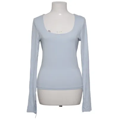 Langarmshirt (Blau) von Gina Tricot Elasthan, Viskose
