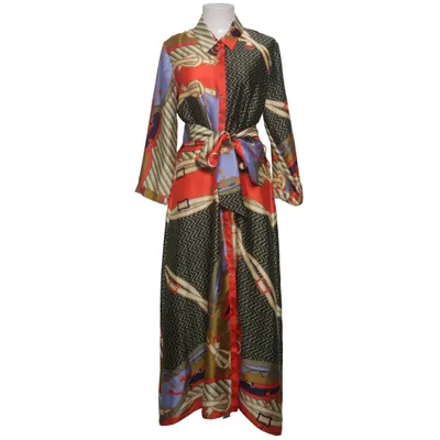 Skjortekjole (Rød, Grøn, Flerfarvet) fra Zara Woman Polyester