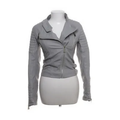 Bikerjacka (Grå) från Voyelles Polyester, Polyuretan