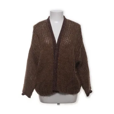 Cardigan (Marron) de JS Millenium Acrylique, Mohair, Polyamide, Polyester, Laine
