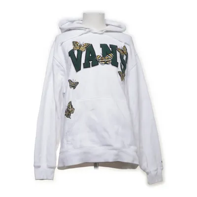Huvtröja (Vit, Flerfärgad) från Vans Bomull, Polyester