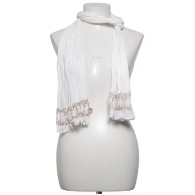 Shawl (White, Brown) from Indiska Cotton
