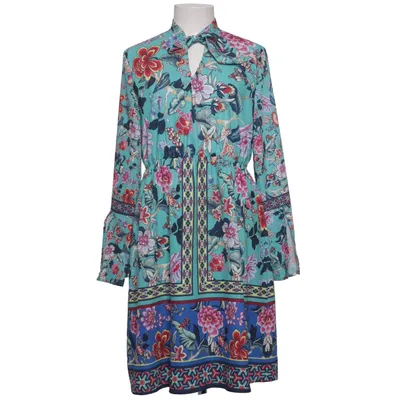 Jurk (Blauw, Meerkleurig) van 101 Idees Katoen, Polyester
