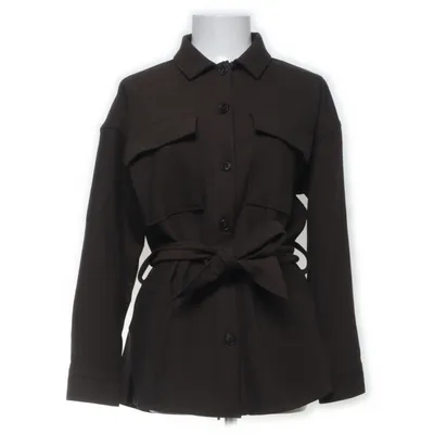 Skjortejakke (Brun) fra Shaping New Tomorrow Bomuld, Elastan, Polyester, Viscose