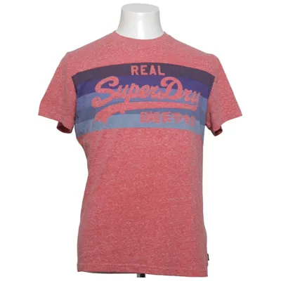 T-shirt (Rood, Blauw) van Superdry Katoen, Polyester, Viscose
