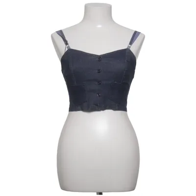 Crop top (Blauw) van Ysatis