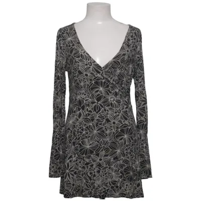 Wrap dress (Black, Beige) from Bara Glad Elastane, Viscose