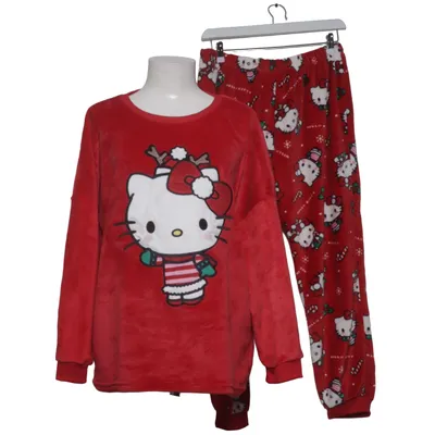 Pajamas (Red, Multicolored) from Hello Kitty Polyester