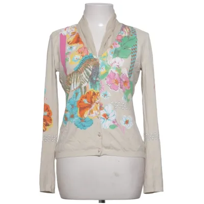 Cardigan (Beige, Flerfarvet) fra Blumarine Silke