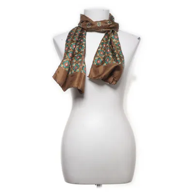 Kostymsjal (Brun, Flerfärgad) Silke