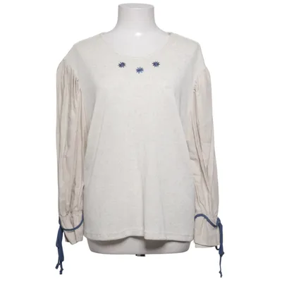 Topp (Beige, Blå) från Landhaus Linne, Polyester, Viskos