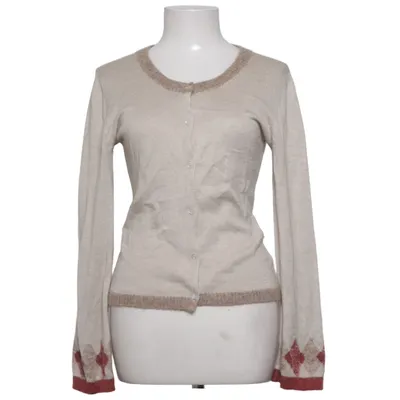 Kofta (Beige, Brun, Röd) från Laurèl Kashmir, Mohair, Polyamid, Silke, Ull