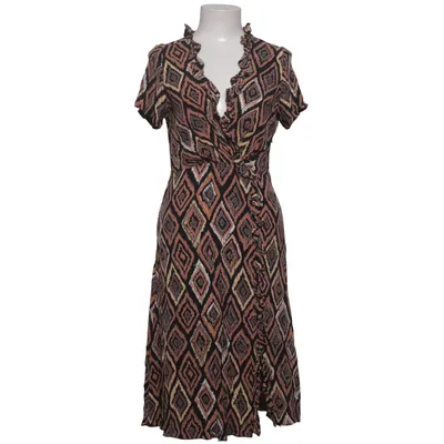 Wickelkleid (Schwarz, Braun, Gelb) von Ulf Andersson Viskose