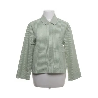 Overshirt (Wit, Groen) van Magasin Du Nord Organisch katoen, Elastaan