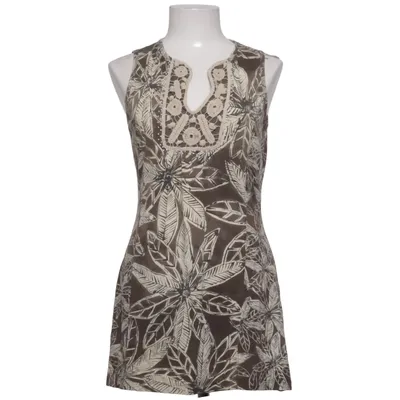 Dress (Brown, White) from Oui Moments Cotton