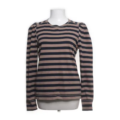 Lange mouwen shirt (Zwart, Beige) van Ganni Organisch katoen