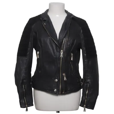 Veste de motard (Noir) de Jofama Rookie by Caroline Roxy Élasthane, Cuir, Polyester