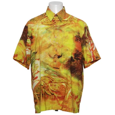 Chemise à manches courtes (Jaune, Multicolore) de Bowling Soie
