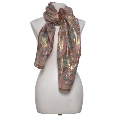 Scarf (Brown, Gold, Multicolored) from Spider Viscose