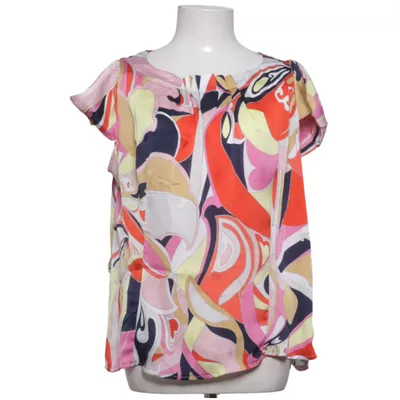 Blouse (Multicolored, White, Red, Blue, Yellow, Pink) from Festa Elastane, Polyester