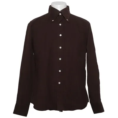 Buttondown-skjorta (Brun) från Cavour Bomull