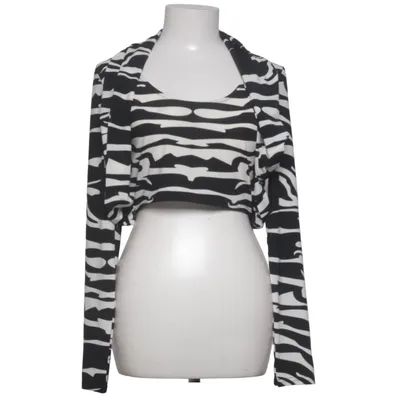 Top (Zwart, Wit) van NLY Design Elastaan, Polyester