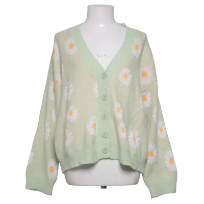 Cardigan (Groen, Oranje, Wit) van Shein Polyester