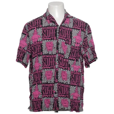 Kurzarmhemd (Pink, Schwarz, Weiß, Mehrfarbig) von H&M Viskose