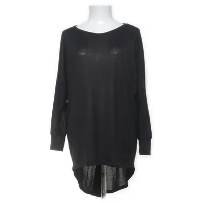 Tunic (Black) from StyleDome Elastane, Polyester