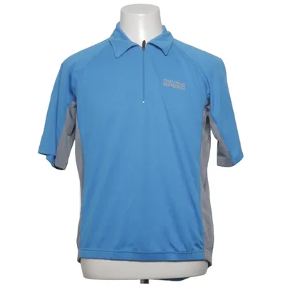 Maillot de vélo (Bleu, Gris) de Double Speed Polyester