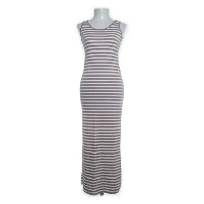 Maxi dress (Beige, White) from Carpin Collection
