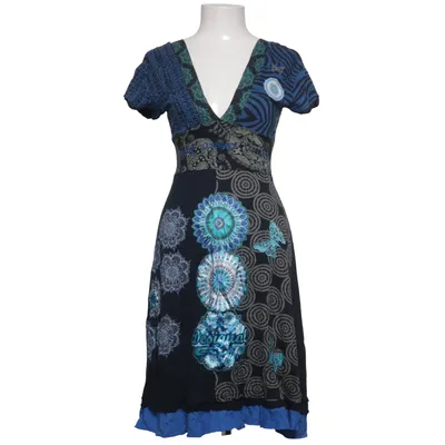 Jurk (Zwart, Blauw, Meerkleurig) van Desigual Katoen, Viscose