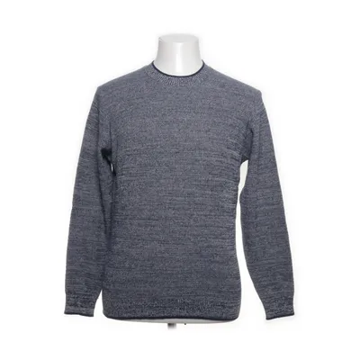 Trui (Blauw, Meerkleurig) van Mango Man Katoen, Polyester