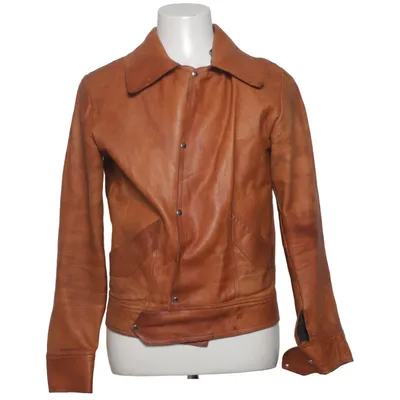 Veste en cuir (Marron)