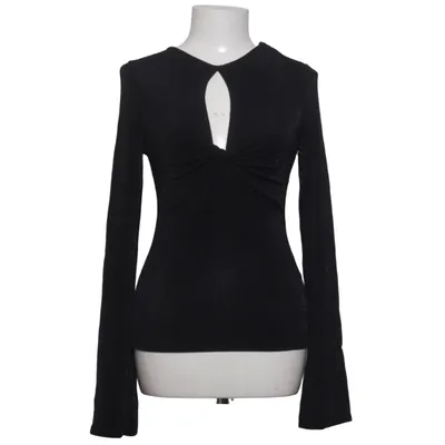 Top (Black) from Happy Holly Elastane, Metallic fiber, Polyamide