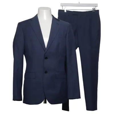 Kostym (Blå) från Bläck Polyester, Ull