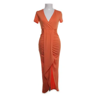 Jurk (Oranje) van By Swan Paris Elastaan, Polyester, Viscose