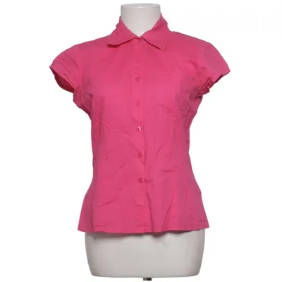 Short sleeve shirt (Pink) from Hot Item Cotton, Elastane