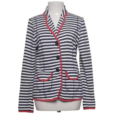 Blazer (Blue, White, Red) from Lea H. Acrylic, Cotton, Polyester
