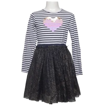 Klänning (Blå, Vit, Guldfärgad) från Mywear Young Bomull, Elastan, Polyester