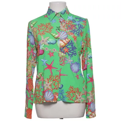 Shirt (Green, Multicolored) from Camilla Thulin Elastane, Viscose