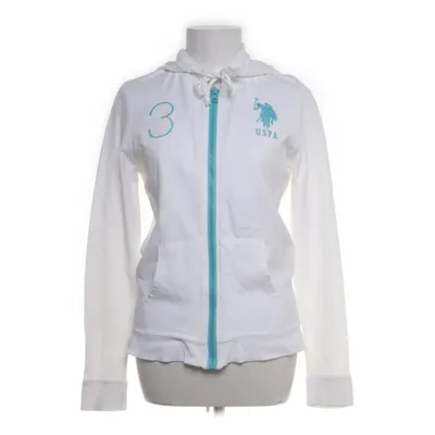 Capuchon sweater (Wit) van U.S. Polo Assn. Katoen, Elastaan