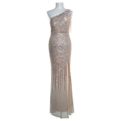 Aftonklänning (Beige, Rosa, Roséguldfärgad) från F&P Polyester, Elastan