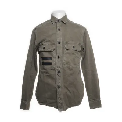 Denim shirt (Green) from Zara Man Cotton