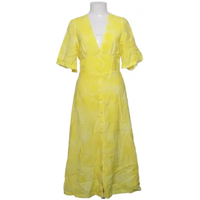 Jurk (Geel) van Edited Polyamide, Gerecycled polyester, Viscose