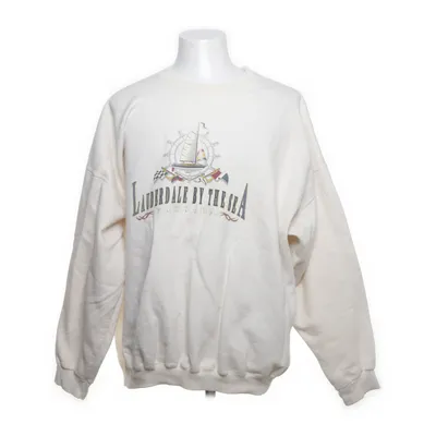 Collegetröja (Vit) från Hanes