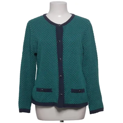 Cardigan (Green, Blue) from Skovhuus Acrylic, Cotton